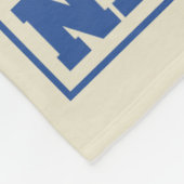 ニューヨークシティのタイポグラフィポスター フリースブランケット (角)