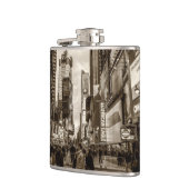 ニューヨークシティのタイムズ・スクエアの写真 フラスク (左)