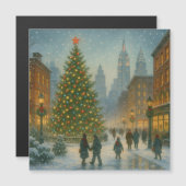 ニューヨークシティのナイトライフ、タイムズスクエアの写真 (正面/裏面)