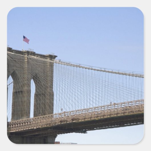 ニューヨークシティのブルックリン橋ニュー2 スクエアシール (正面)