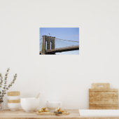 ニューヨークシティのブルックリン橋ニュー2 ポスター (キッチン)