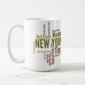 ニューヨークシティのマグ コーヒーマグカップ (左)