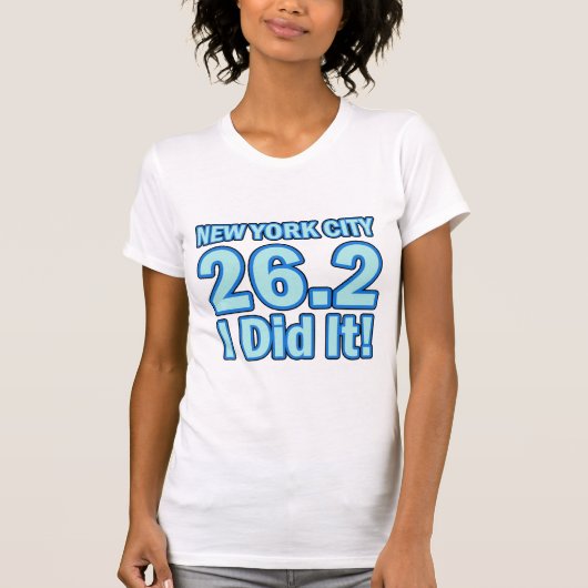 ニューヨークシティのマラソン Tシャツ (正面)