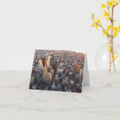 ニューヨークシティのメッセージカード カード (黄色い花)