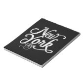 ニューヨークシティのヴィンテージのタイポグラフィ ノートパッド (回転)