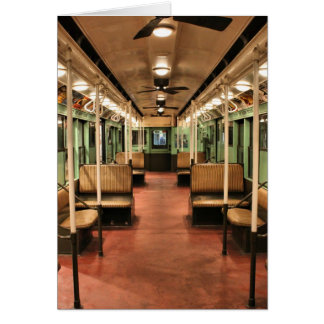 ニューヨークシティのヴィンテージのトロリー車