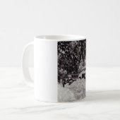 ニューヨークシティのヴィンテージの50年代のクリスマス コーヒーマグカップ (正面左)