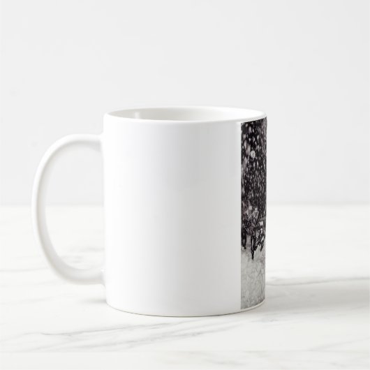 ニューヨークシティのヴィンテージの50年代のクリスマス コーヒーマグカップ (左)