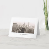 ニューヨークシティの休日 シーズンカード (裏面)