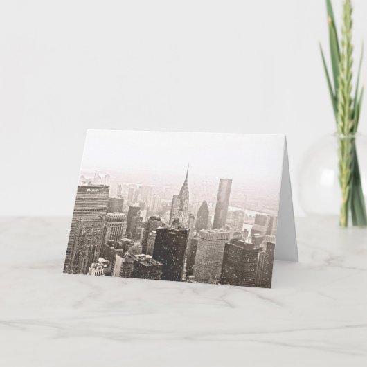 ニューヨークシティの休日 シーズンカード (正面)