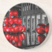 ニューヨークシティの写真のクリスマス コースター (正面)