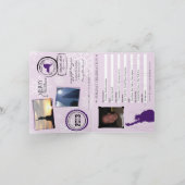 ニューヨークシティの冬休みのパスポート シーズンカード (内部)