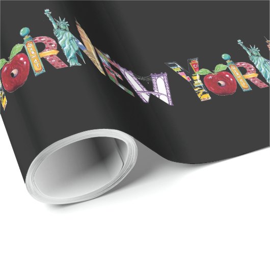 ニューヨークシティの包装紙 ラッピングペーパー (ロールコーナー)