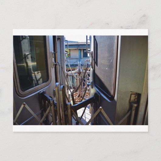 ニューヨークシティの地下鉄 ポストカード (正面)
