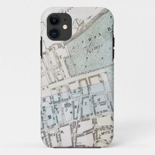 ニューヨークシティの地図1728年 iPhone 11 ケース