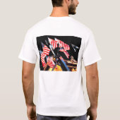 ニューヨークシティの愛国者 Tシャツ (裏面)