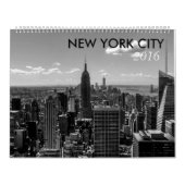 ニューヨークシティの画像的な白黒写真 カレンダー (カバー)