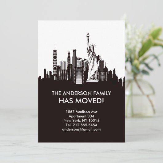 ニューヨークシティの空ライン移動発表 招待状 (スタンド正面)