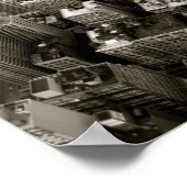 ニューヨークシティの空中眺め ポスター (角)