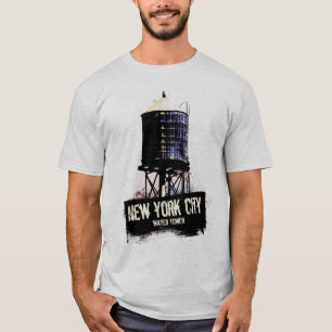 ニューヨークシティの給水塔のティー Tシャツ