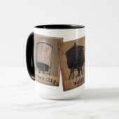 ニューヨークシティの給水塔 マグカップ (正面左)