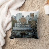 ニューヨークシティの落書き クッション (ブランケット)