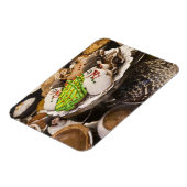 ニューヨークシティの表示のクリスマスのクッキー マグネット (左側)