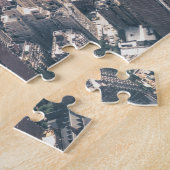 ニューヨークシティの超高層ビルそして屋上 ジグソーパズル (側面)