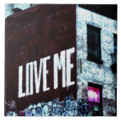 ニューヨークシティの通りの落書きの写真 タイル (正面)