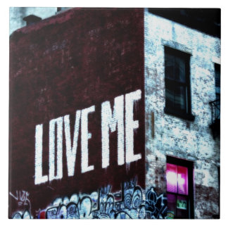 ニューヨークシティの通りの落書きの写真 タイル