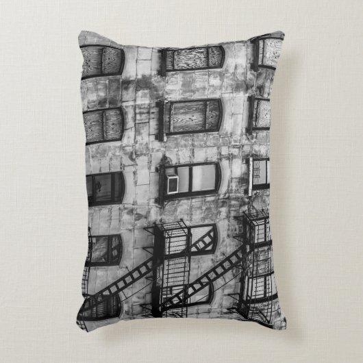 ニューヨークシティの通りの都市写真 アクセントクッション (正面(垂直))