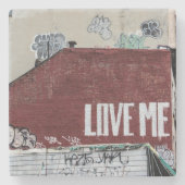 ニューヨークシティの通りの都市写真 ストーンコースター (正面)