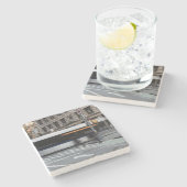 ニューヨークシティの通りの都市写真 ストーンコースター (横)