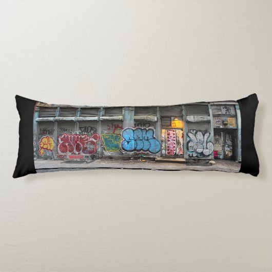 ニューヨークシティの通りの都市写真 ボディピロー (正面)