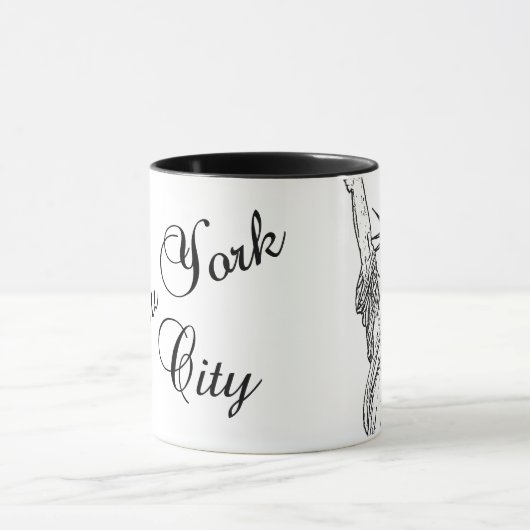 ニューヨークシティの~の自由の女神 マグカップ (中央)