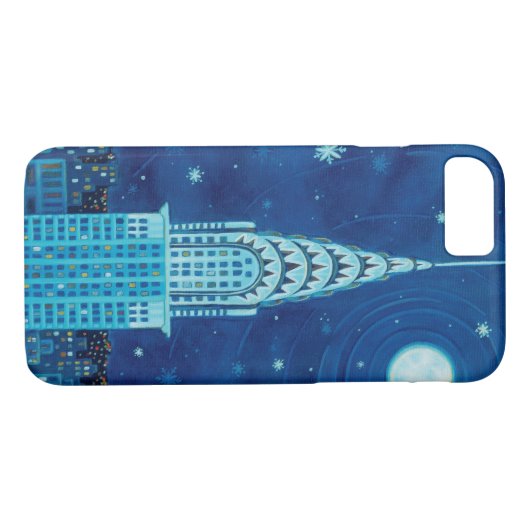 ニューヨークシティのiPhone 7の場合の冬 Case-Mate iPhoneケース (裏面(横))