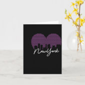 ニューヨークシティは私のバレンタイン カード (黄色い花)