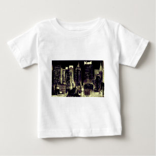 ニューヨークシティアットナイト ベビーTシャツ