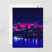 ニューヨークシティアットナイト ポストカード (正面/裏面)