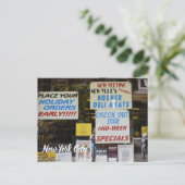 ニューヨークシティアッパーウエストサイドコシェールデリNYC ポストカード (スタンド正面)