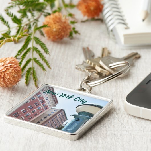 ニューヨークシティアッパーウエストサイドサブウェイステーションNYC キーホルダー (側面)