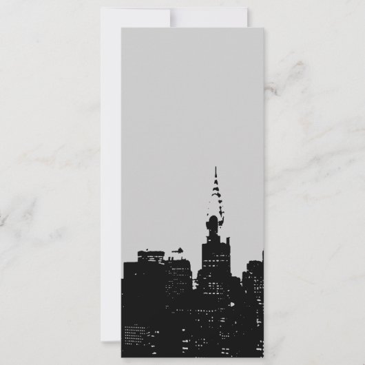 ニューヨークシティアポップ・アートのート招待状 招待状 (正面)