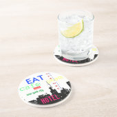 ニューヨークシティアポップ・アートのート コースター (側面)