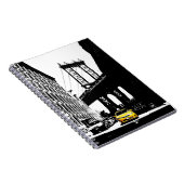 ニューヨークシティアポップ・アートのートNYCイエロータクシーブルックリン ノートブック (右側)