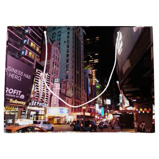 ニューヨークシティアムステルダムアベニュー2017 ラージペーパーバッグ (正面)