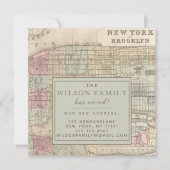 ニューヨークシティアンティークマップの動き発表 招待状 (正面)