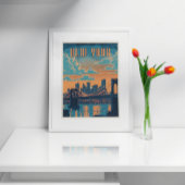 ニューヨークシティアヴィンテージディライト ポスター