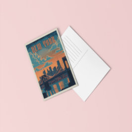 ニューヨークシティアヴィンテージディライト ポストカード