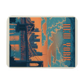 ニューヨークシティアヴィンテージディライト マグネット (横)