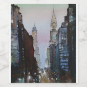 ニューヨークシティアート ワインラベル (シングルラベル)